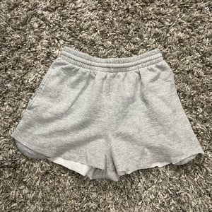 grey sweat-shorts